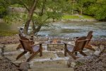 Enjoy smores by the river